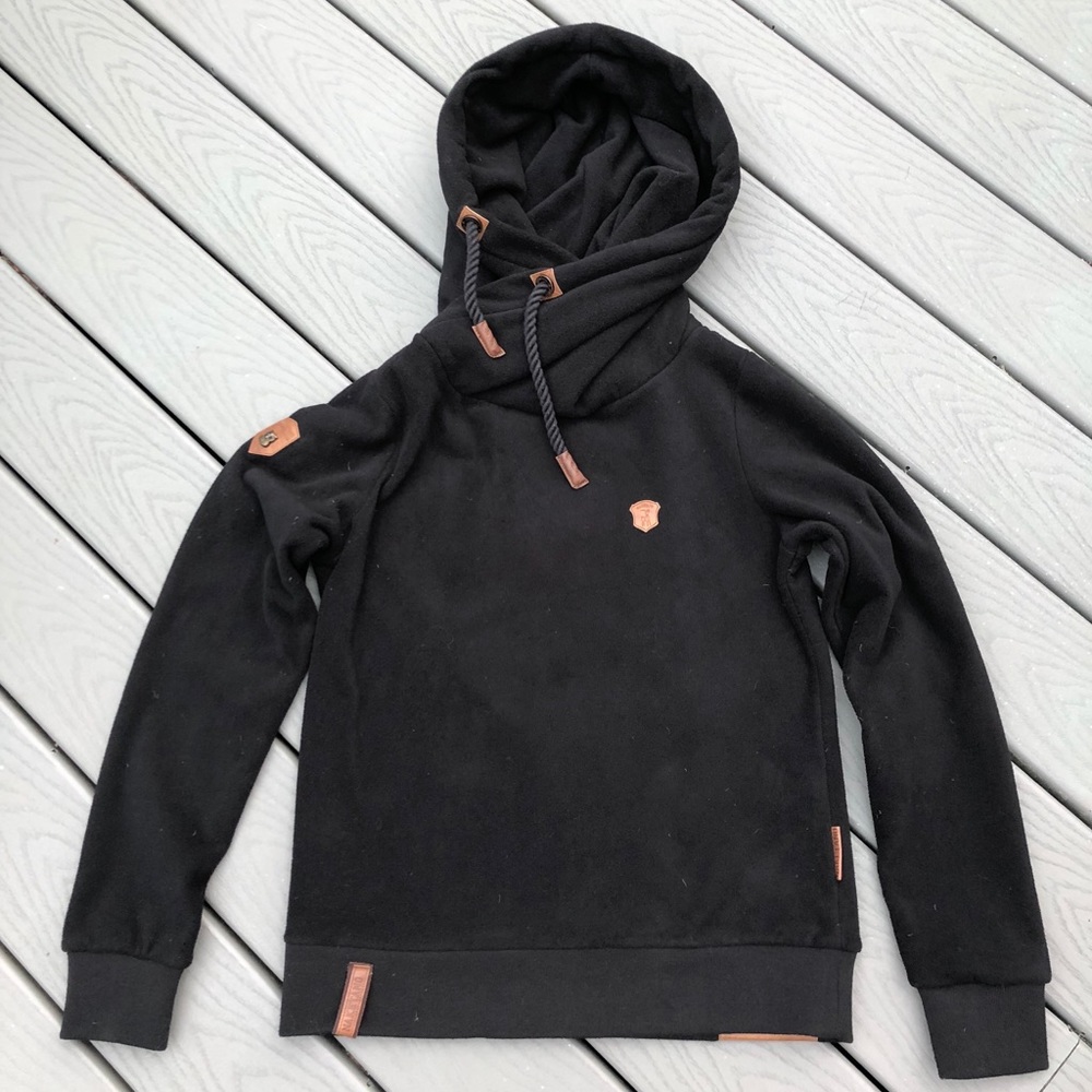 Naketano Black Fleece Hoodie Jacket